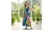 Rayon Dress Hand Painted for Summer by Balinese Artisans